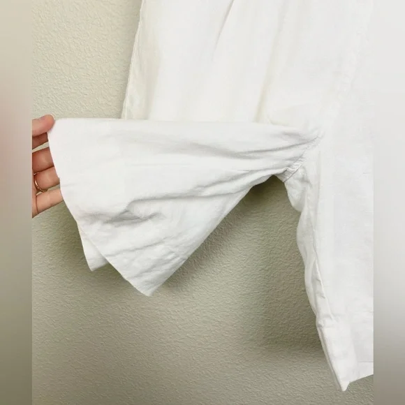 DISSH Women's 8 Kayla White 100% Linen Bermuda Short High Rise Lined Tailored - Picture 6 of 16